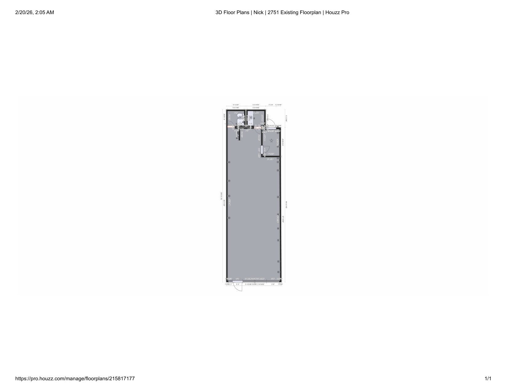 Existing — Front Doors Detail