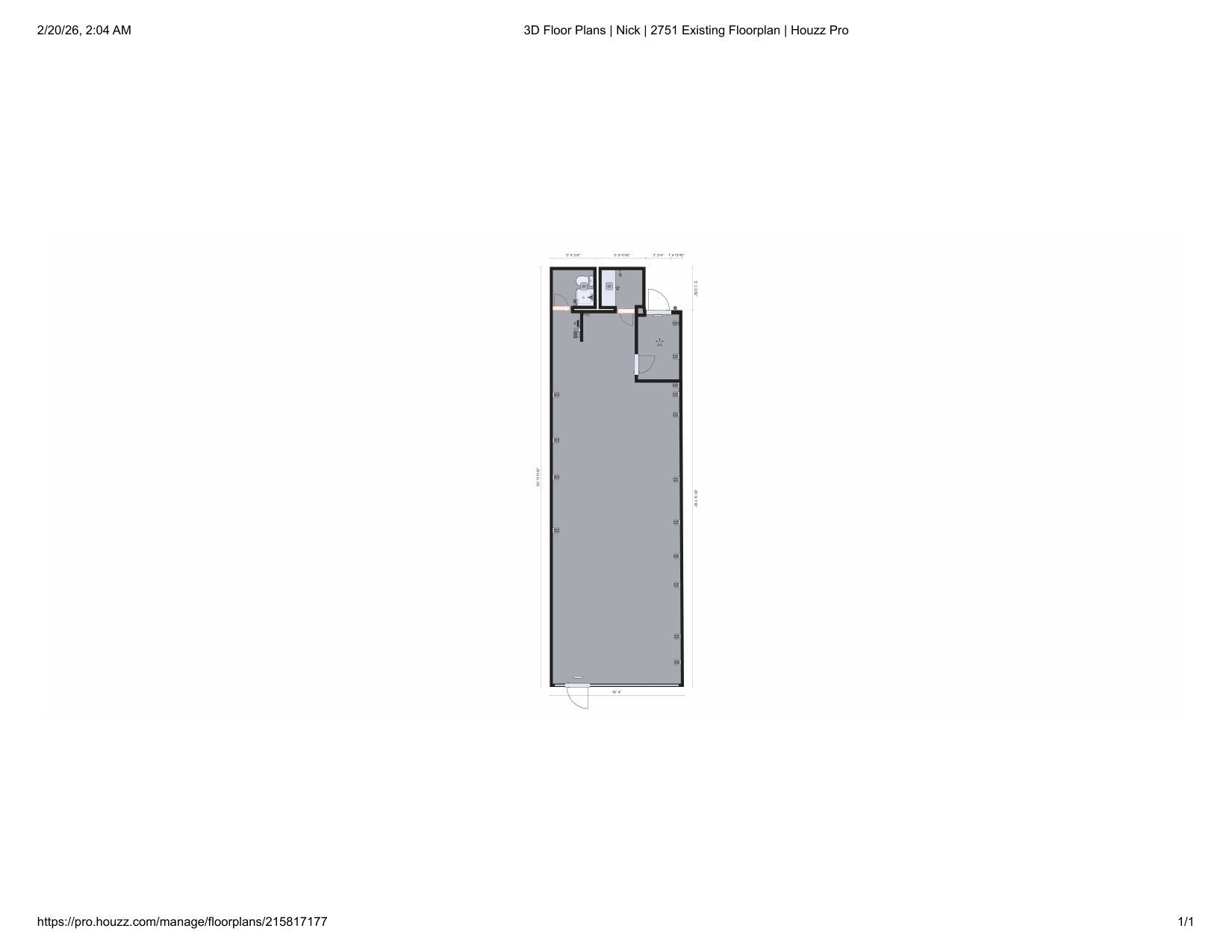 Existing Floorplan — Overview