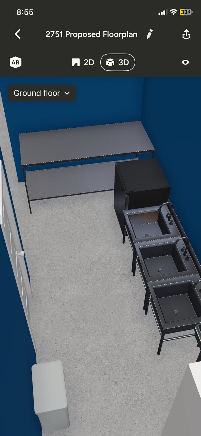 3D — Kitchen Sinks Detail